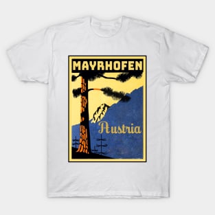 Skiing Mayrhofen Austria Ski Zillertal Valley Tyrol T-Shirt